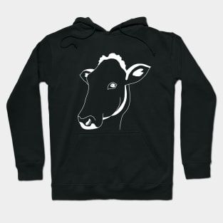 White cow Hoodie